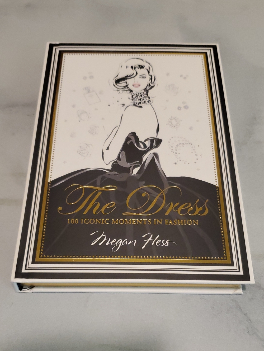 The Dress - Black Dress Illustration Hardcover (Black)